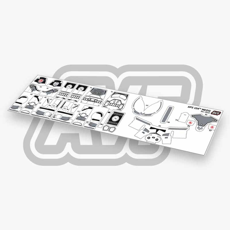 104th Medic Decals