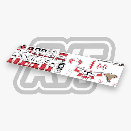 Coruscant Guard Medic Decals