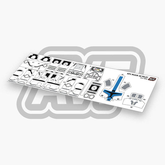 Muunilinst 10 Pilot Decals