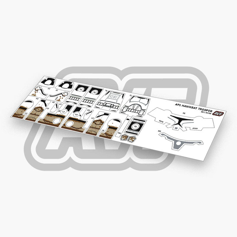 Hawkbat Trooper Decals