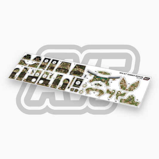 41st Ranger Platoon Officer Decals