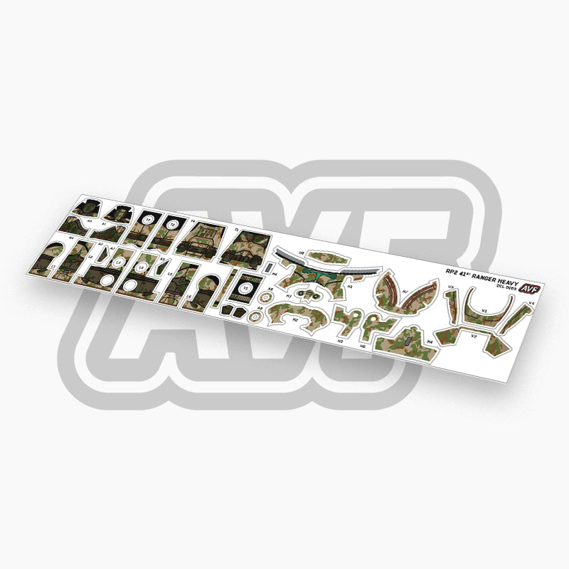 41st Ranger Platoon Heavy Decals