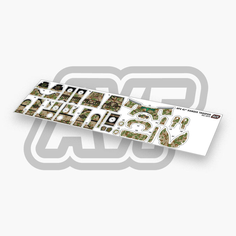 41st Ranger Platoon Trooper Decals