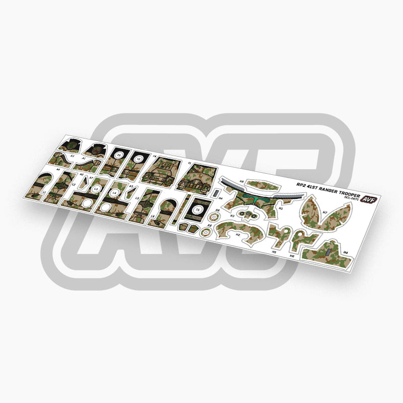 41st Ranger Platoon Trooper Decals