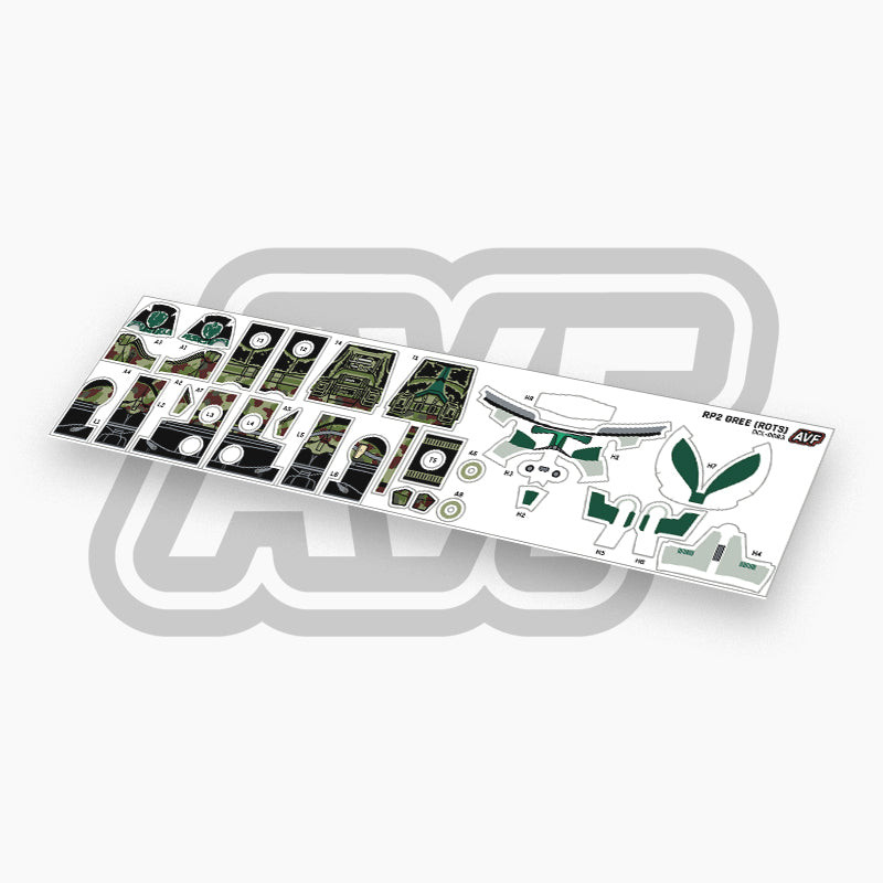 Commander Gree Decals
