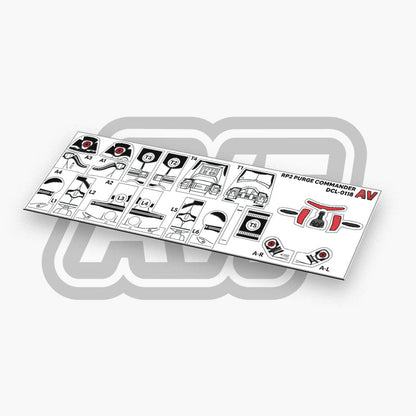 Purge Trooper Decals