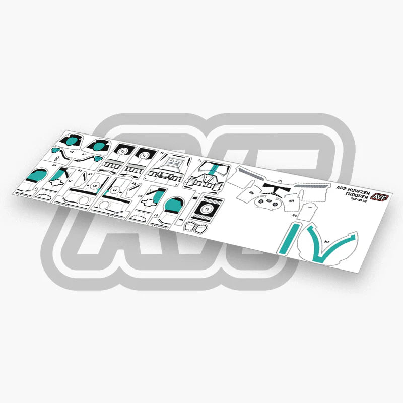 Howzer Unit Trooper Decals