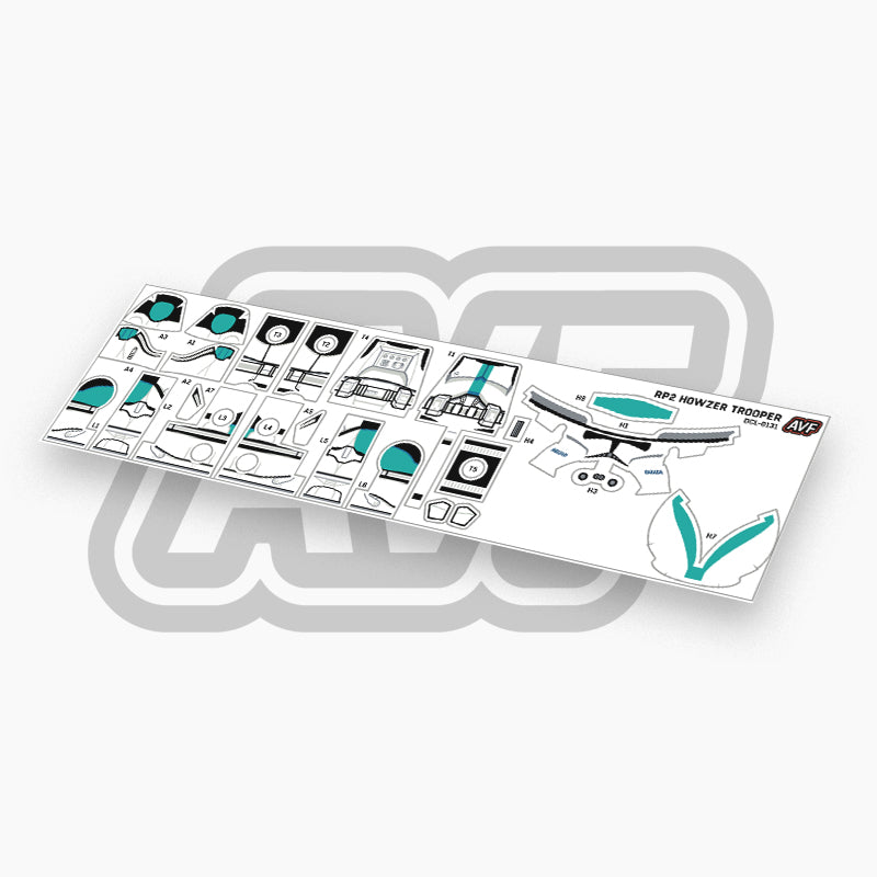 Howzer Unit Trooper Decals