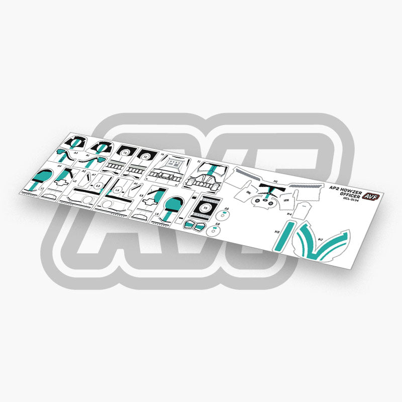 Howzer Unit Officer Decals