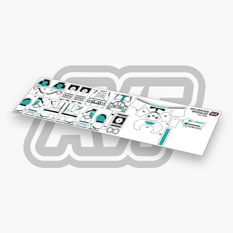 Howzer Unit Specialist Decals