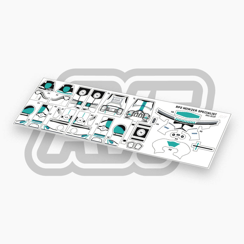 Howzer Unit Specialist Decals