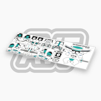 Howzer Unit Specialist Decals