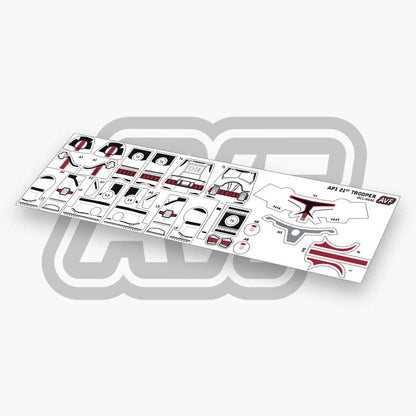 21st Trooper Decals
