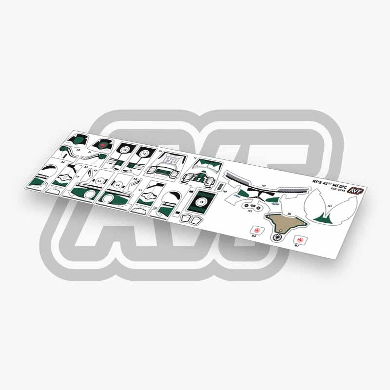 41st Medic Decals