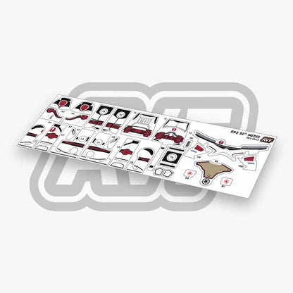 91st Medic Decals