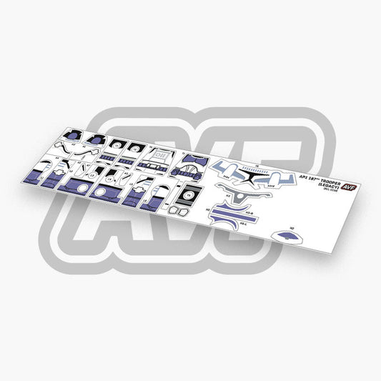 187th Trooper Decals