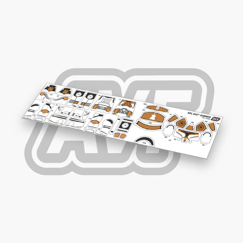 212th Gunner Decals
