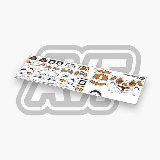 212th Gunner Decals