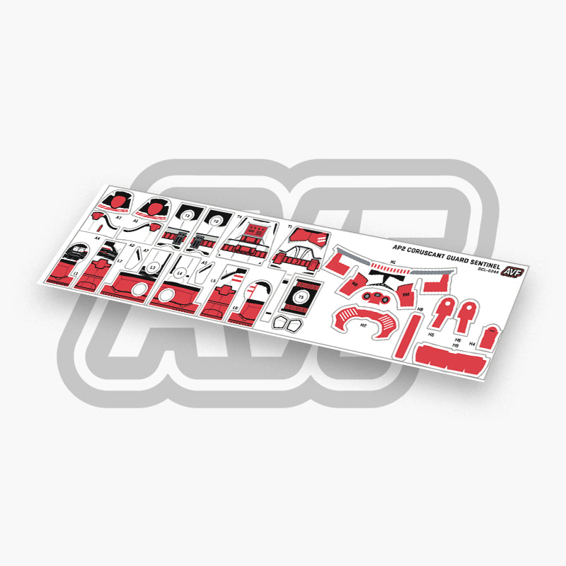 Coruscant Guard Sentinel Decals