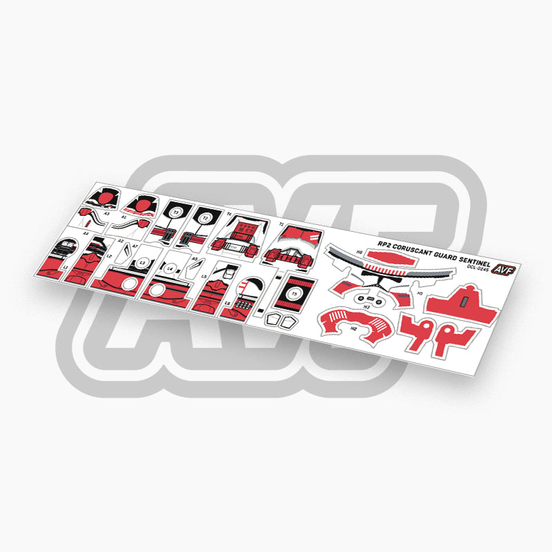 Coruscant Guard Sentinel Decals