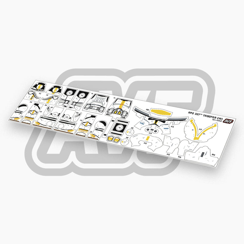 327th Trooper Decals