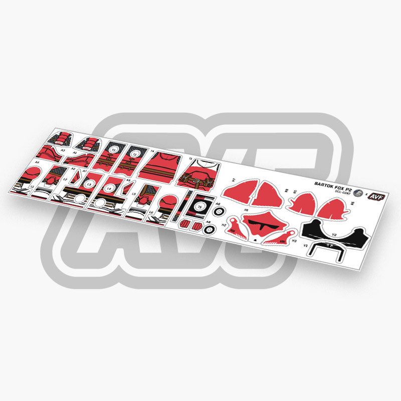 Commander Fox Decals