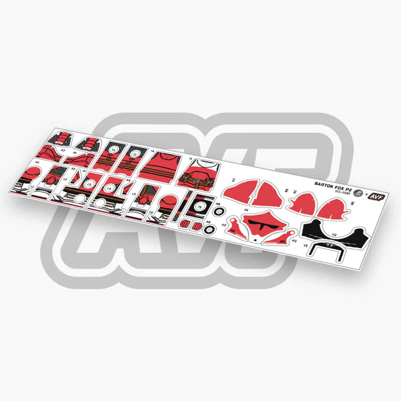 Commander Fox Decals