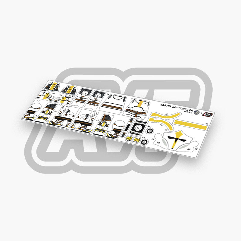 327th Trooper Decals