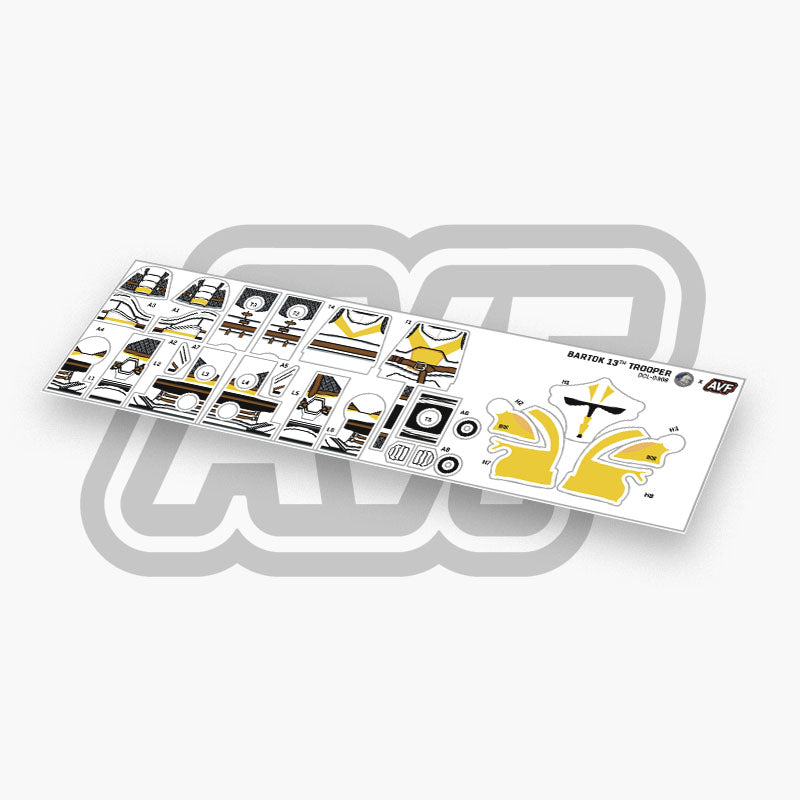 13th Battalion Trooper Decals