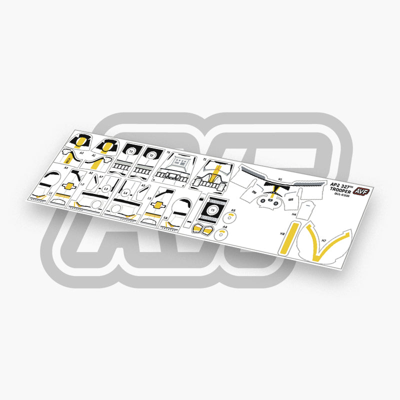 327th Trooper Decals