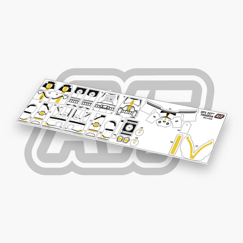 327th Trooper Decals