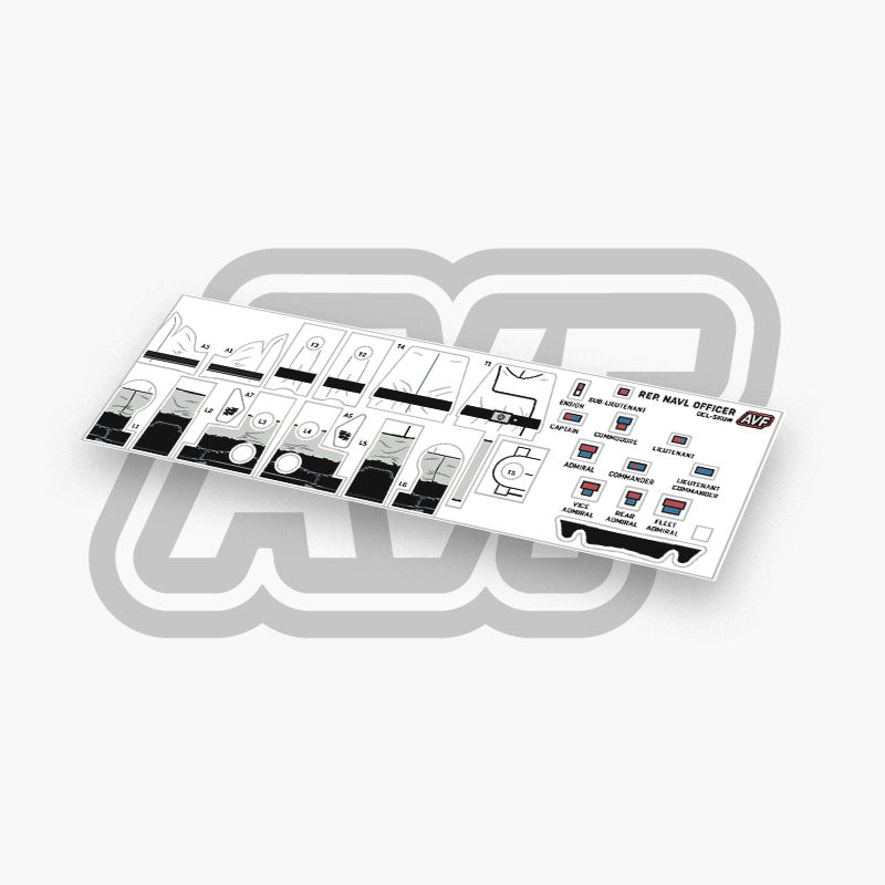 Republic Naval Officer Decals