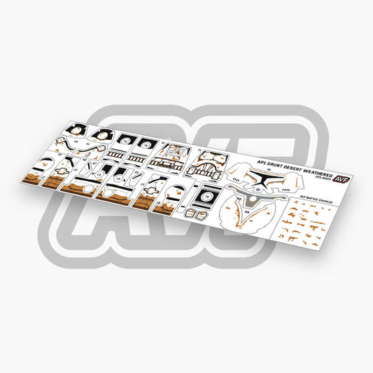 Clone Trooper Grunt Decals