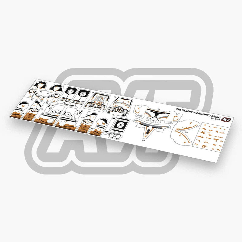 Clone Trooper Grunt Decals