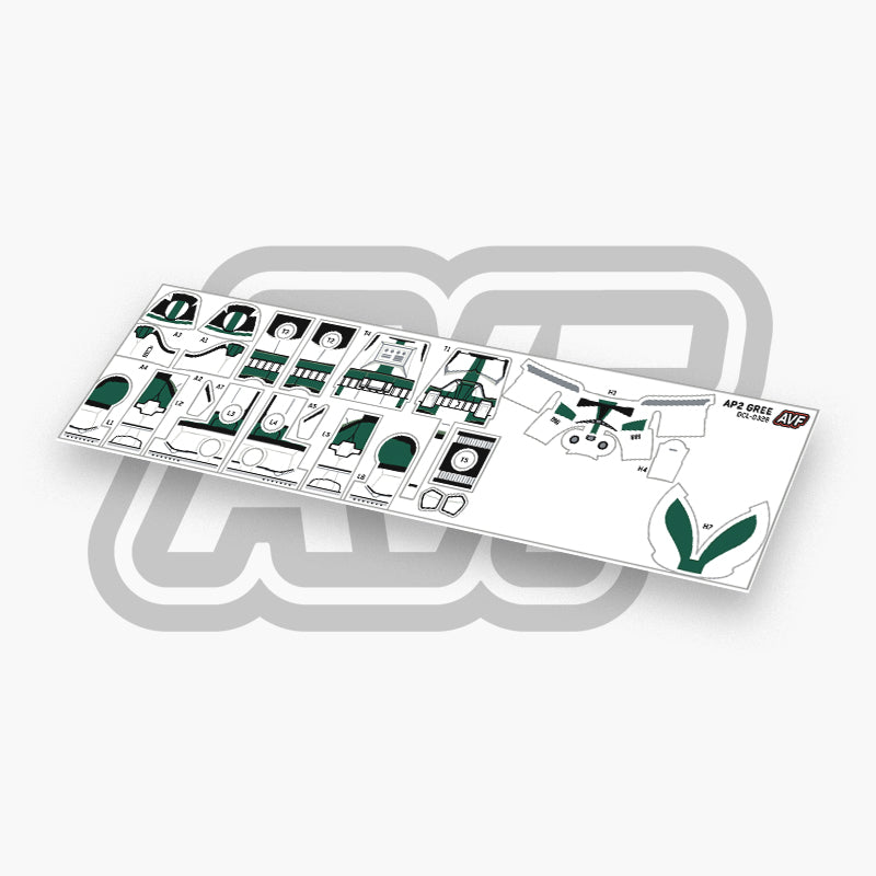 Commander Gree Decals