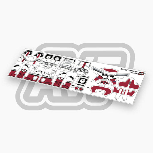87th Officer Decals
