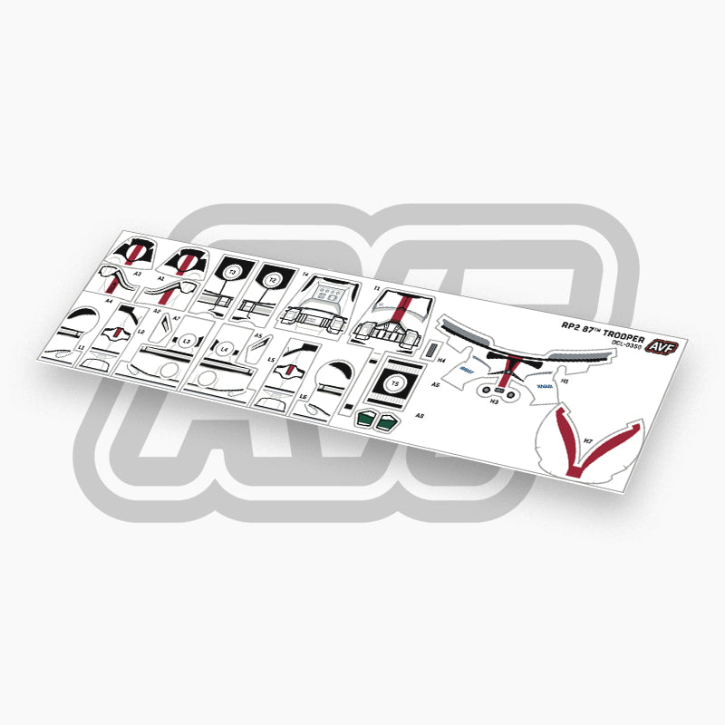 87th Trooper Decals