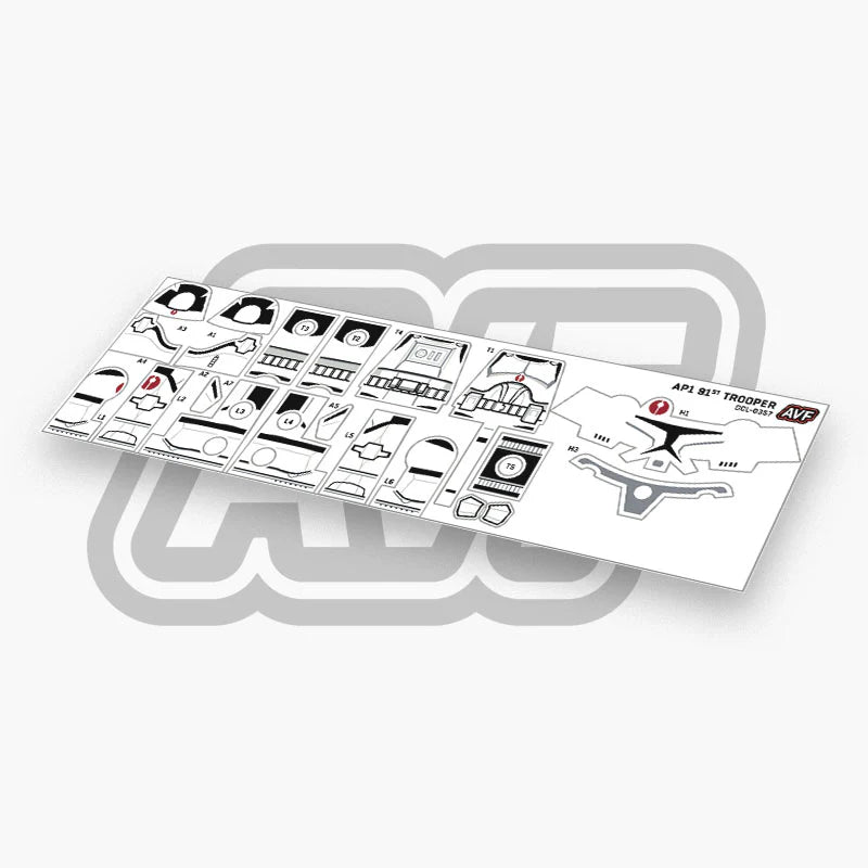 91st Trooper Decals