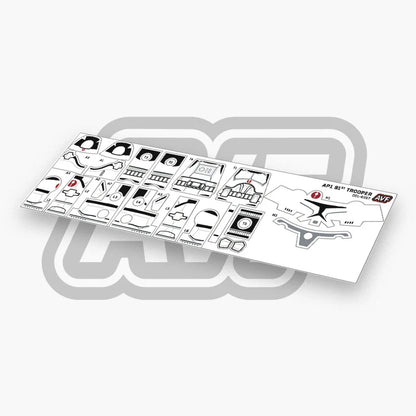 91st Trooper Decals