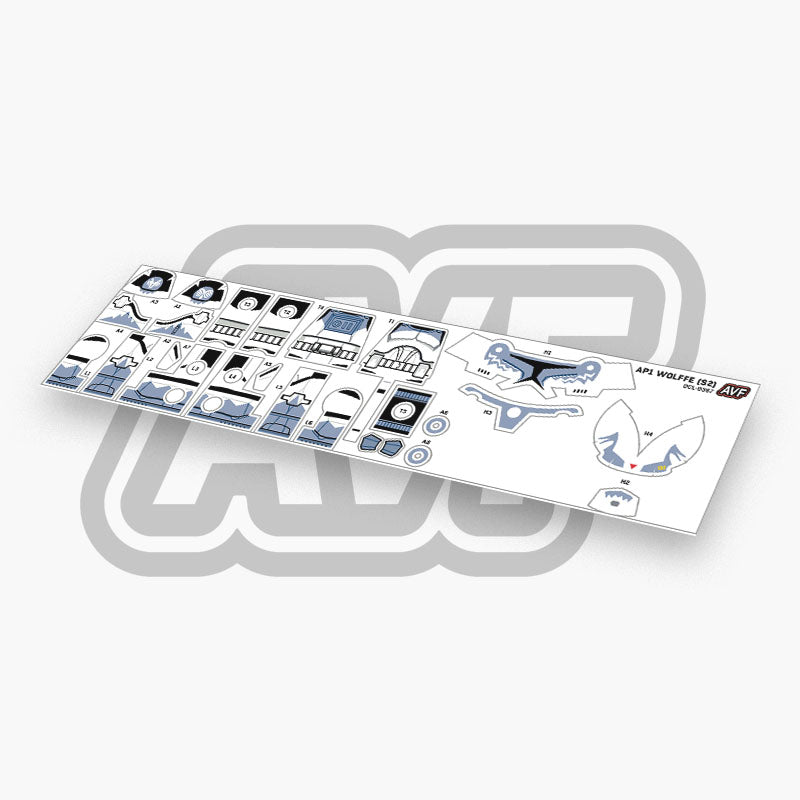 Commander Wolffe Decals