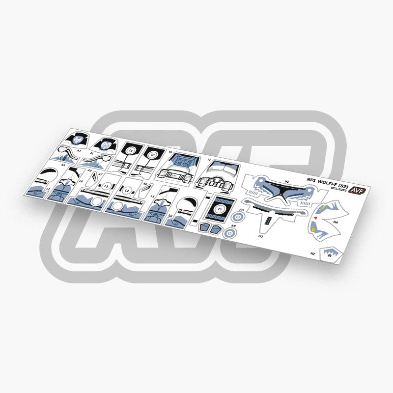 Commander Wolffe Decals