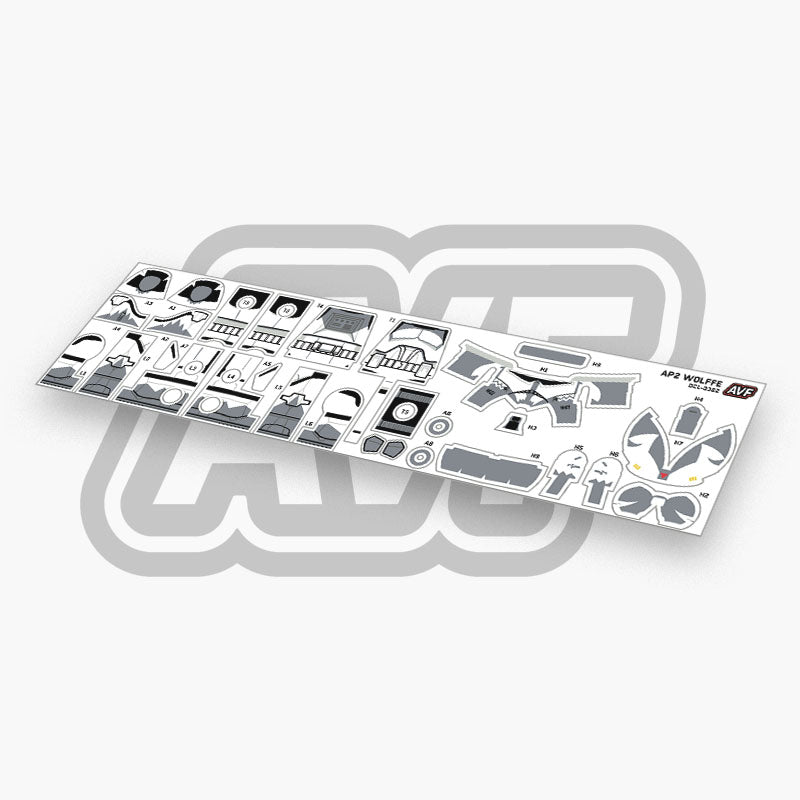 Commander Wolffe Decals