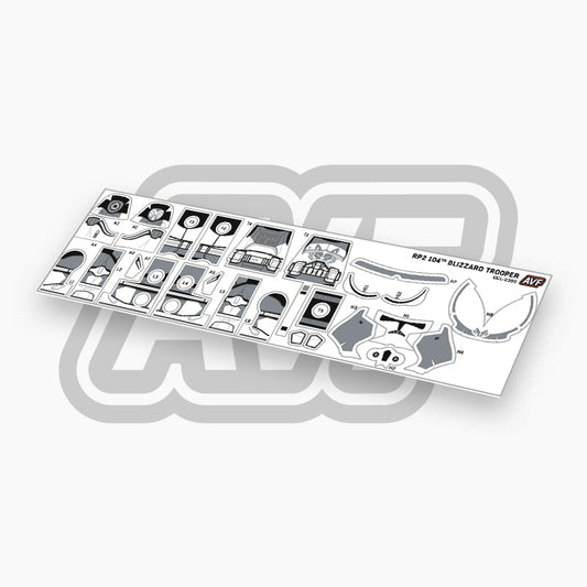 104th Blizzard Trooper Decals