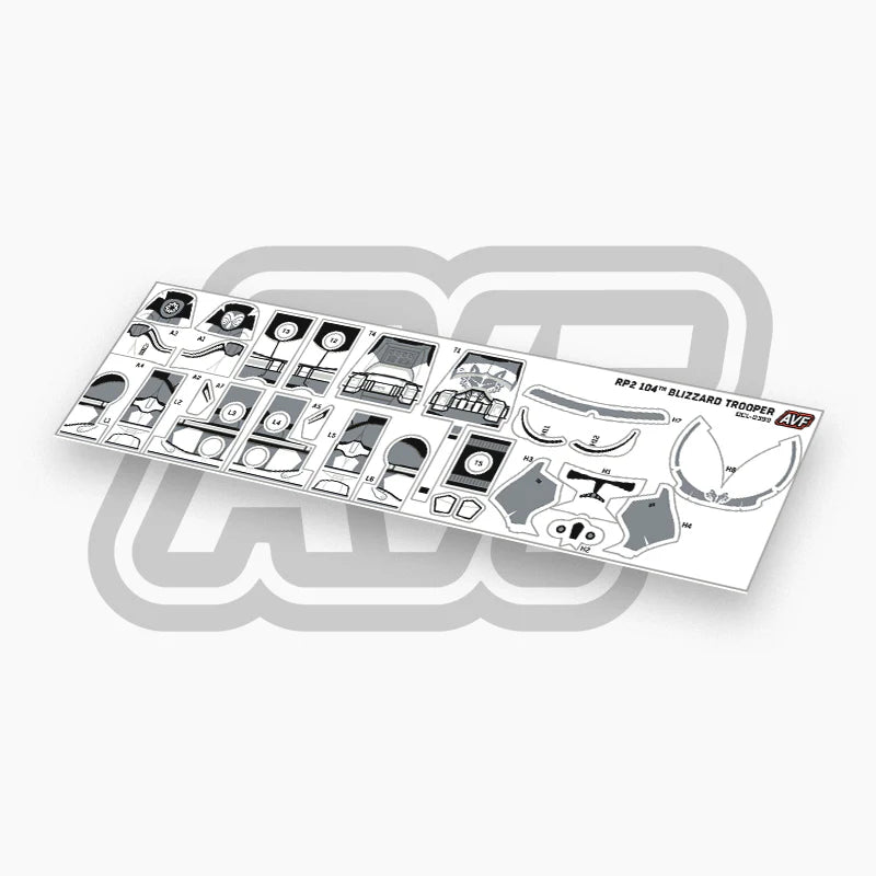 104th Blizzard Trooper Decals