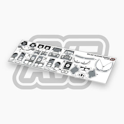 104th Blizzard Trooper Decals
