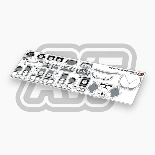 104th Blizzard Trooper Decals