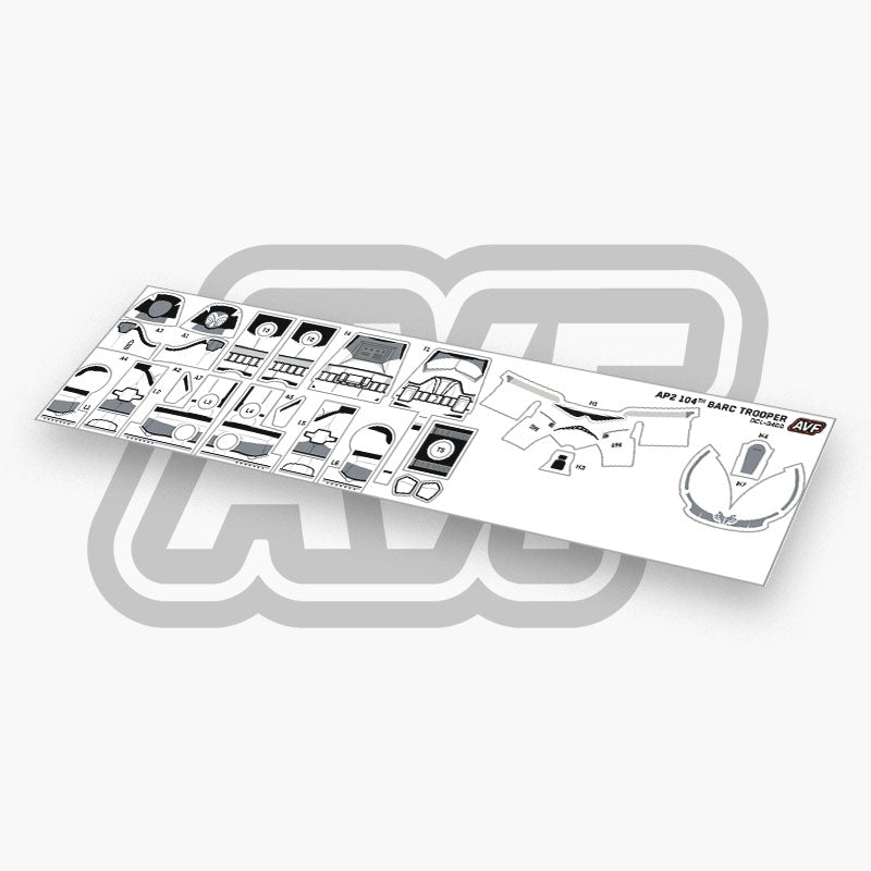 104th BARC Trooper Decals