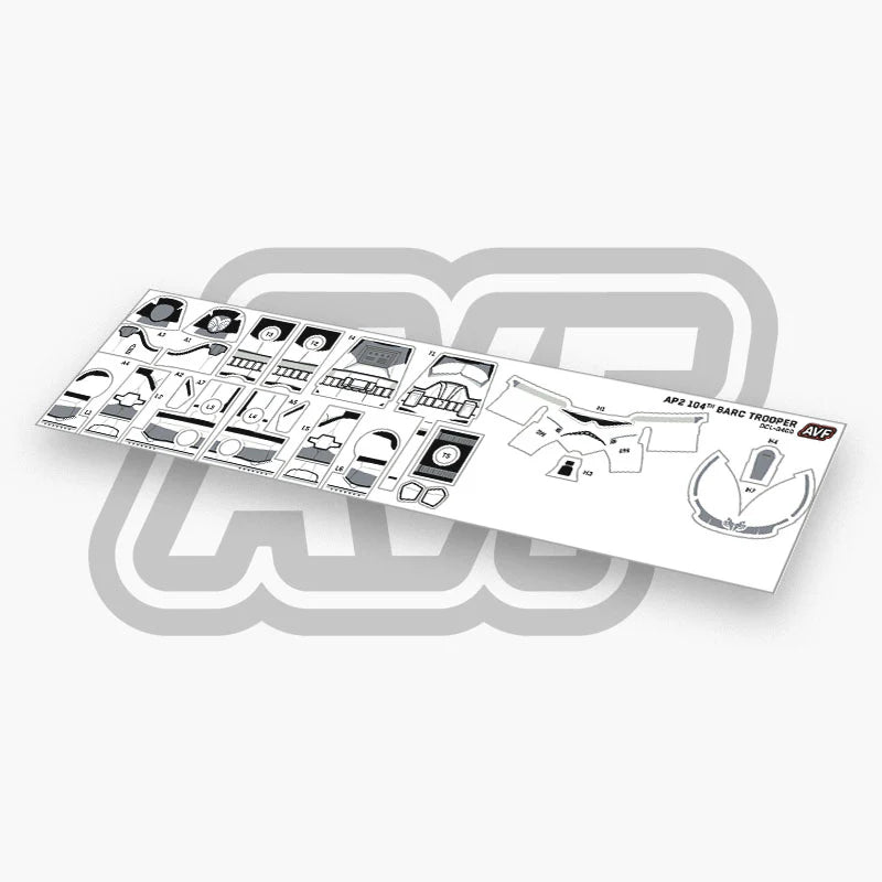 104th BARC Trooper Decals