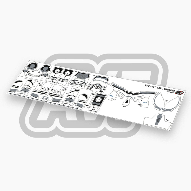 104th BARC Trooper Decals