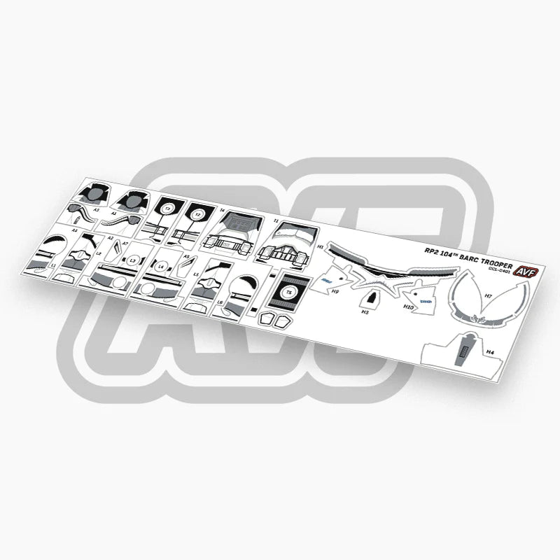 104th BARC Trooper Decals